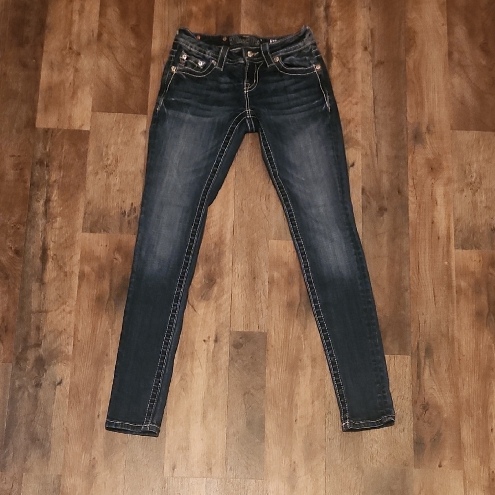 Women's dark blue Miss Me Denim Jeans